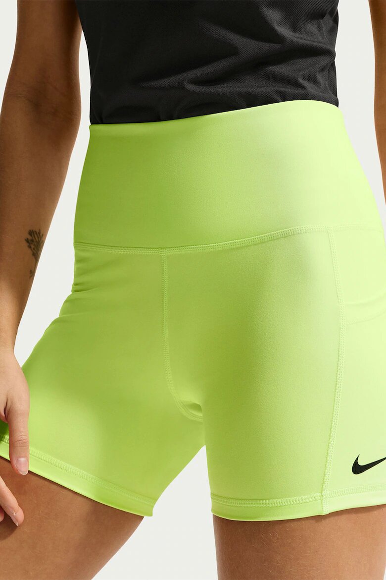 Nike Фитнес шорти с лого Лайм зелено