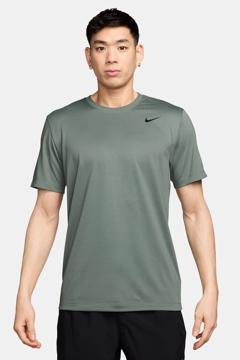 Nike Фитнес тениска Legend с овално деколте Зелени аспержи