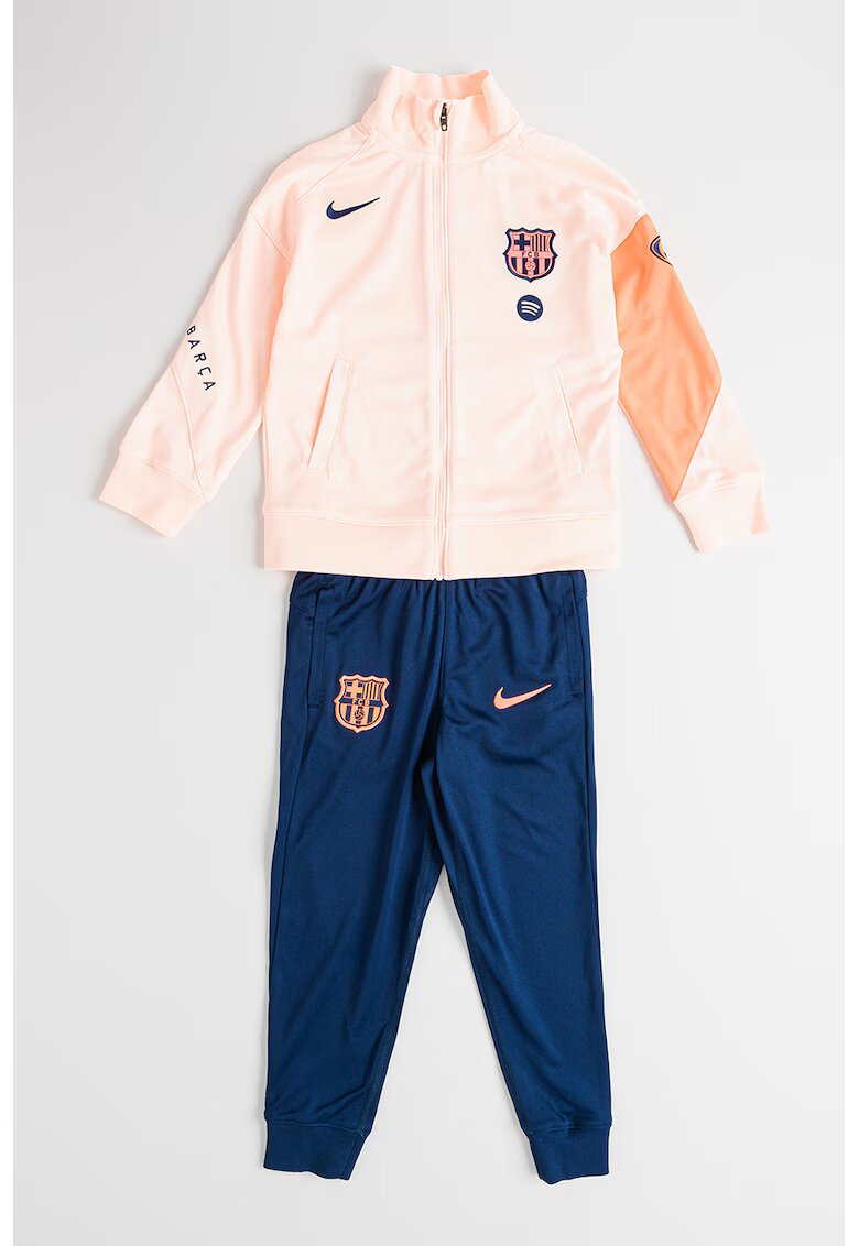 Nike Футболен екип F.C. Barcelona Strike - Бледооранжев/Тъмносин