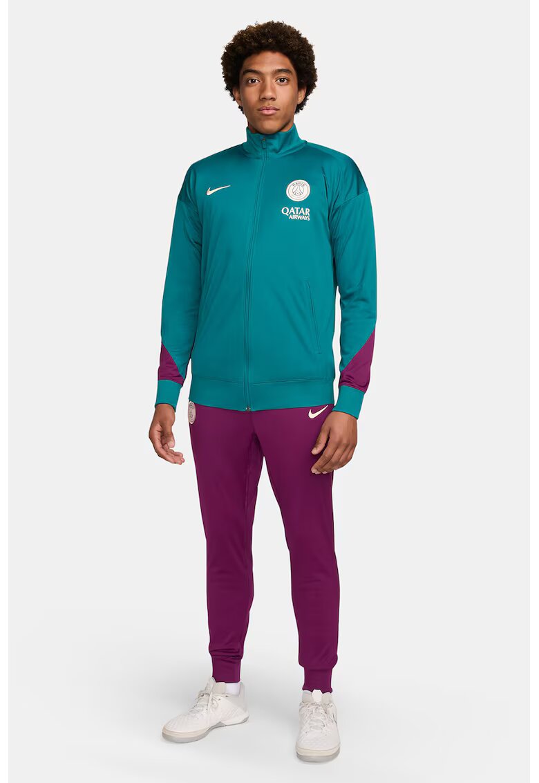Nike Футболен екип PSG с лого - Бордо/Персийско зелено
