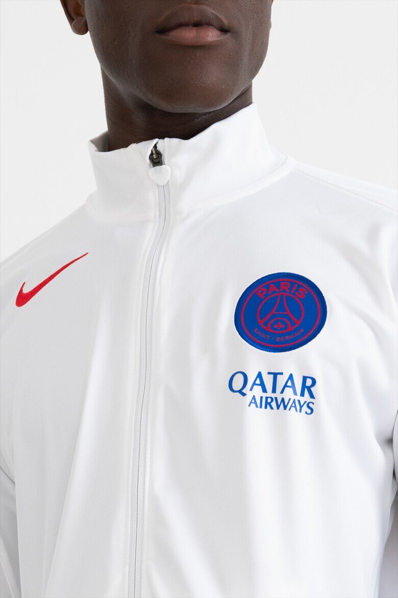 Nike Футболен екип PSG с цип Бял/Черен