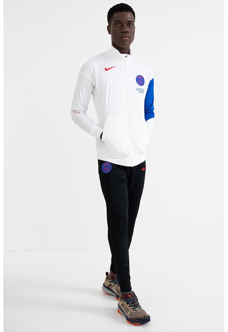 Nike Футболен екип PSG с цип - Бял/Черен