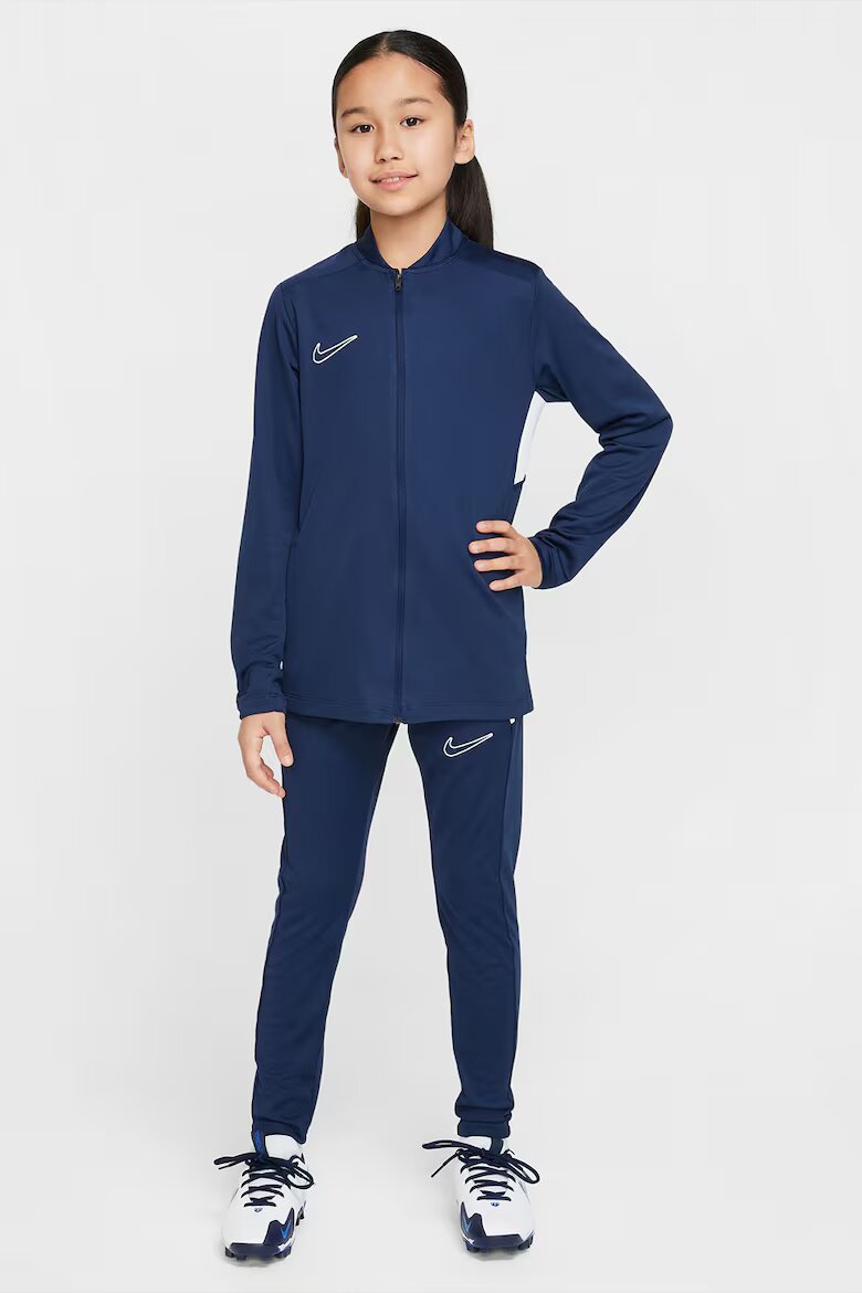 Nike Футболен екип с Dri Fit и джобове Бял/Тъмносин