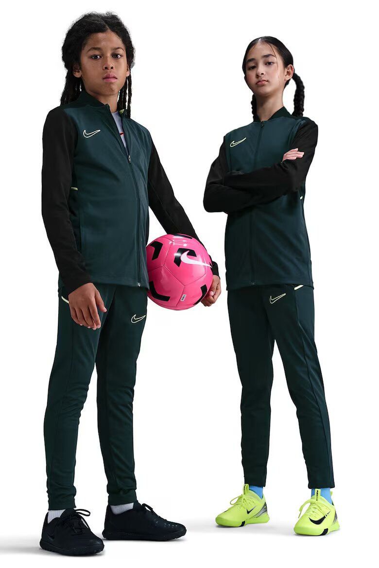 Nike Футболен екип с Dri Fit и джобове Черен/Персийско зелено