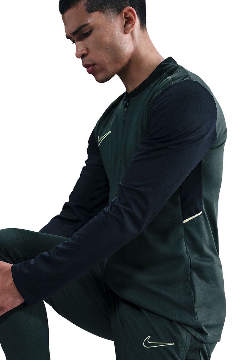 Nike Футболен екип с лого и Dri-Fit Черен/Персийско зелено