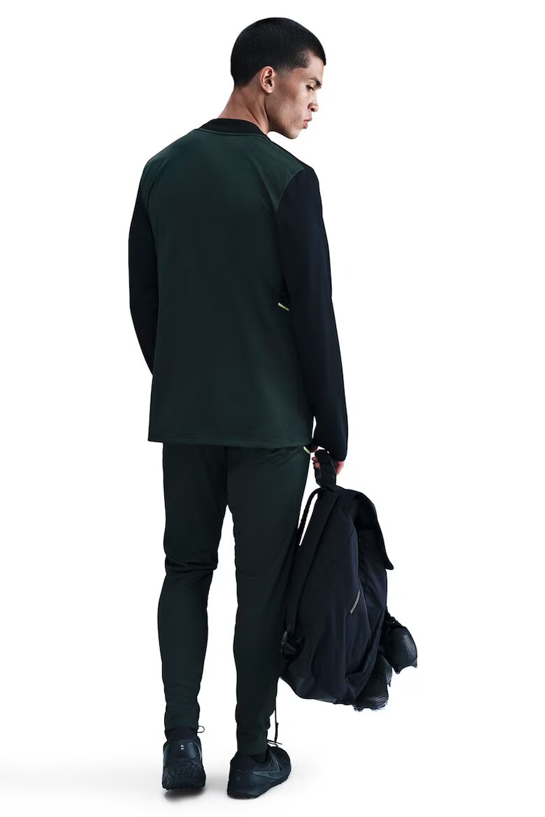 Nike Футболен екип с лого и Dri-Fit Черен/Персийско зелено