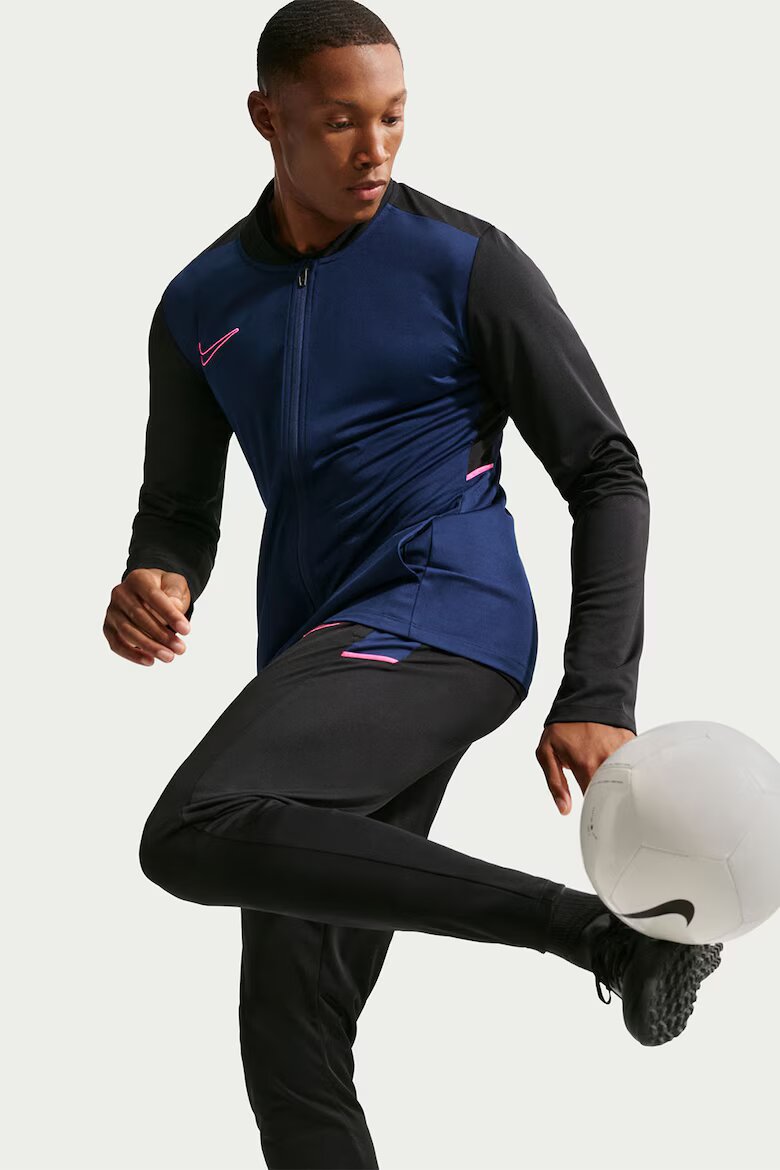 Nike Футболен екип с лого и Dri-Fit Черен/Тъмносин