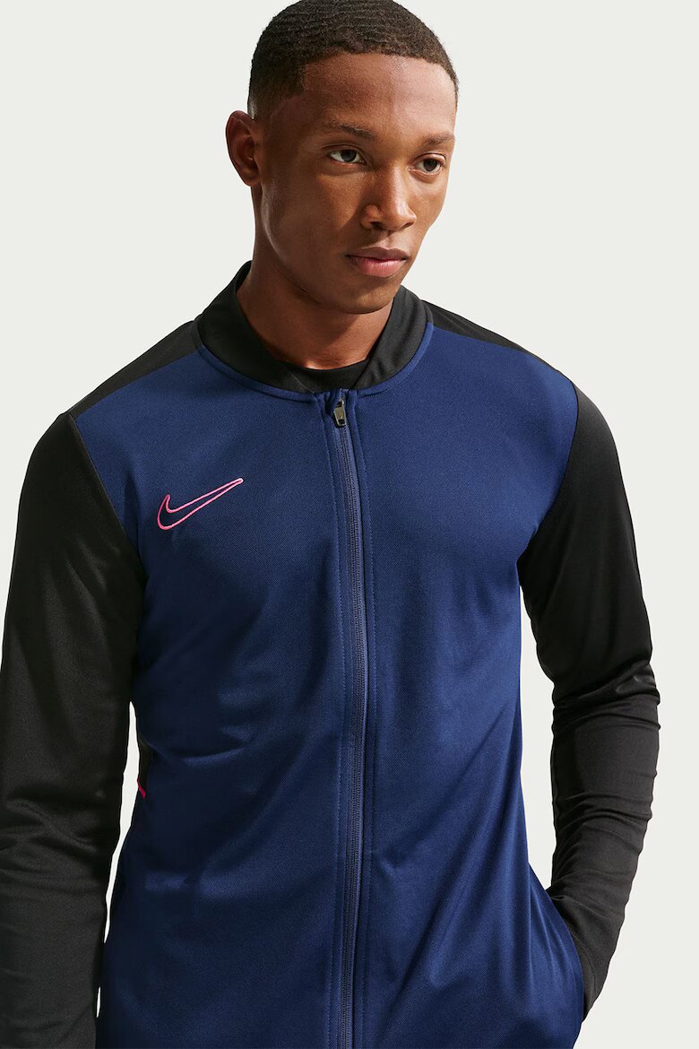 Nike Футболен екип с лого и Dri-Fit Черен/Тъмносин