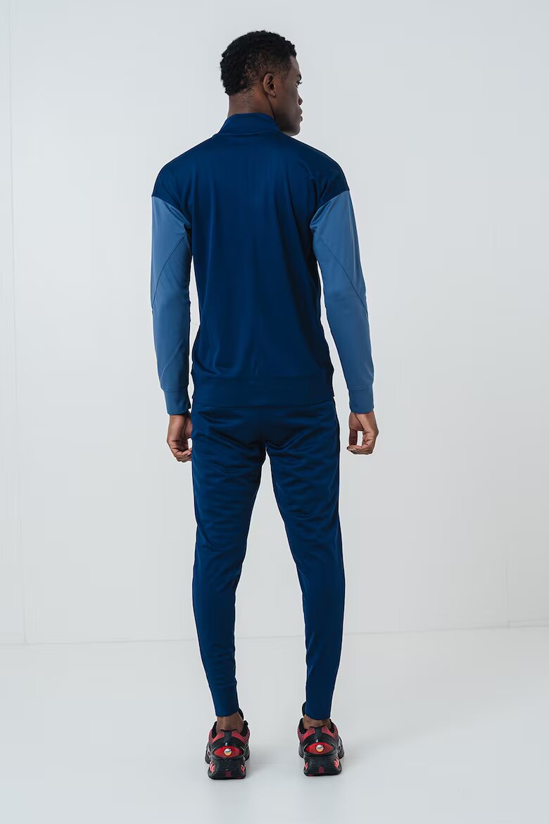 Nike Футболен екип с цип и лого Тъмносин