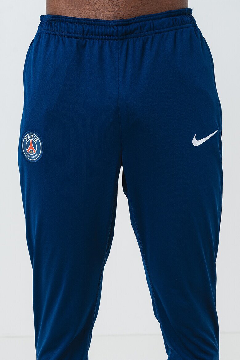 Nike Футболен екип с цип и лого Тъмносин