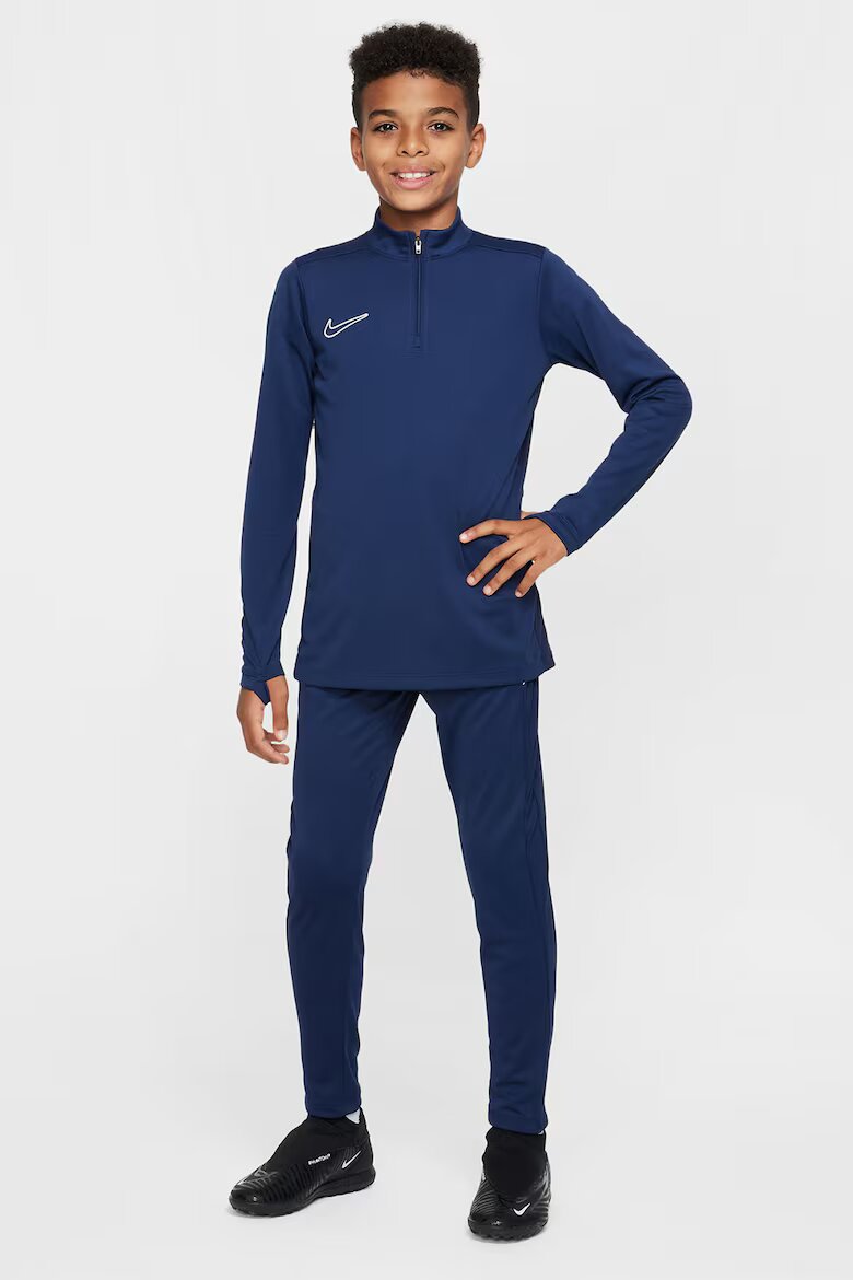Nike Футболен панталон Dri-FIT с цип на маншетите Тъмносин