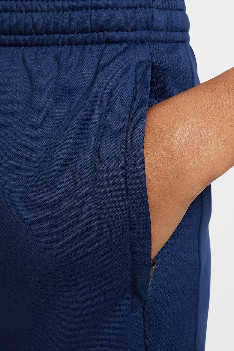 Nike Футболен панталон Dri-FIT с цип на маншетите Тъмносин