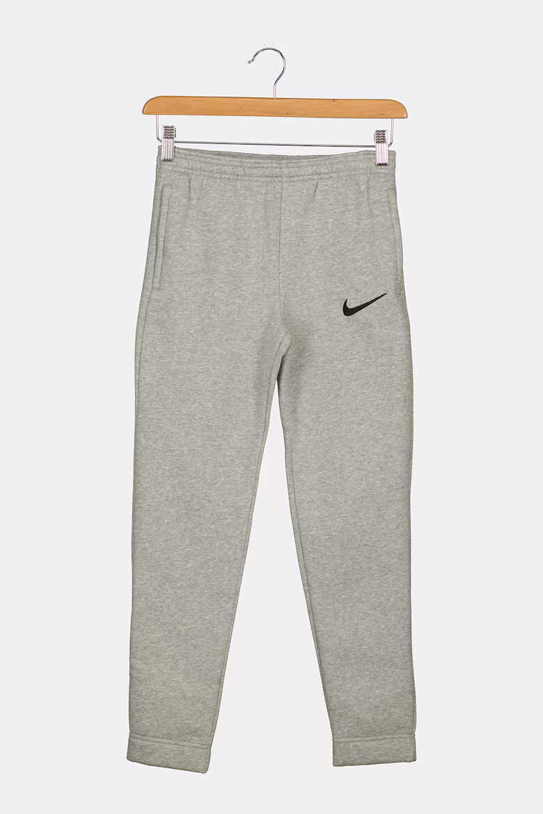 Nike Футболен панталон с джобове и лого Сив