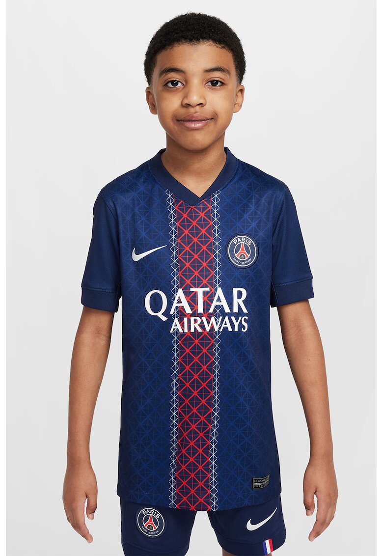 Nike Футболен тениска с лого PSG - Червен/Тъмносин