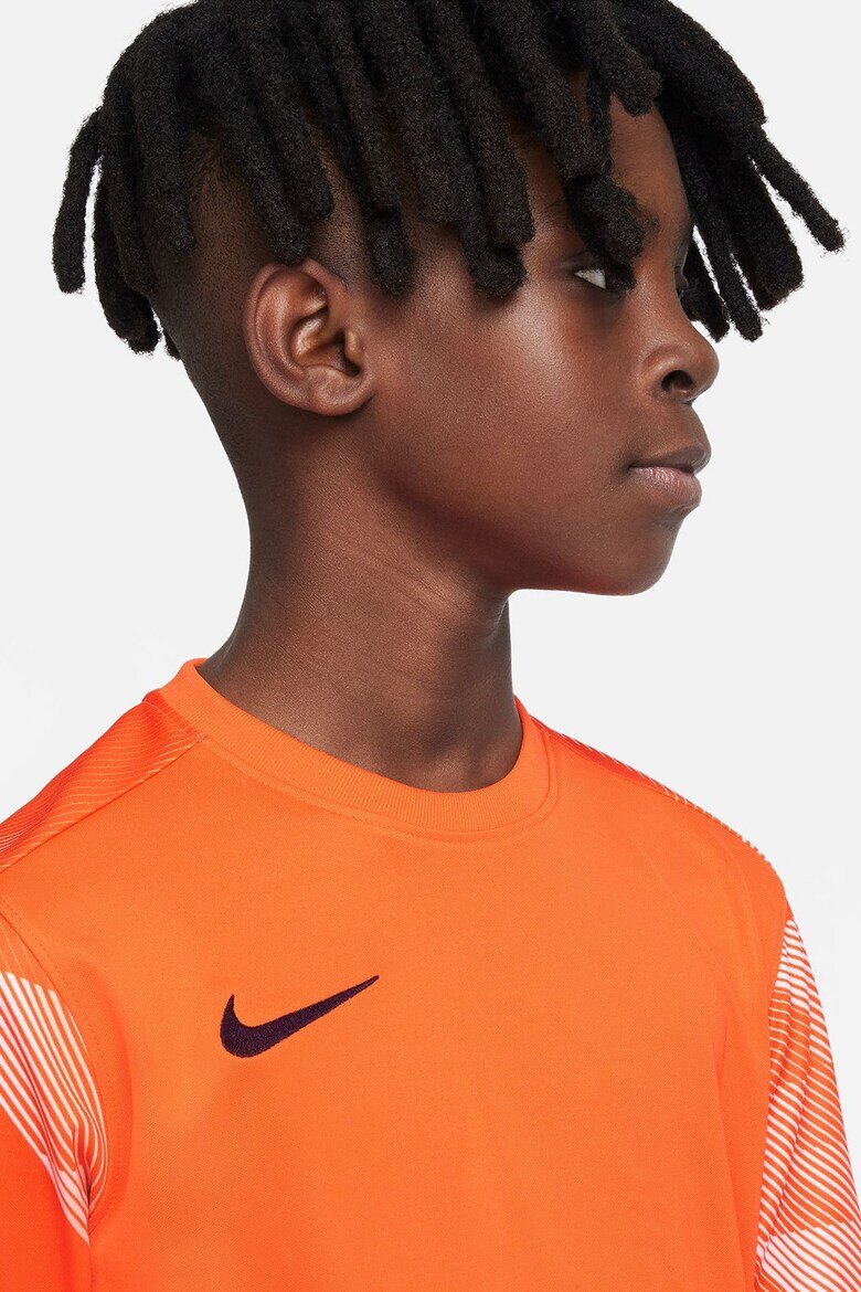 Nike Футболна блуза Dri Fit Бял/Светло оранжево
