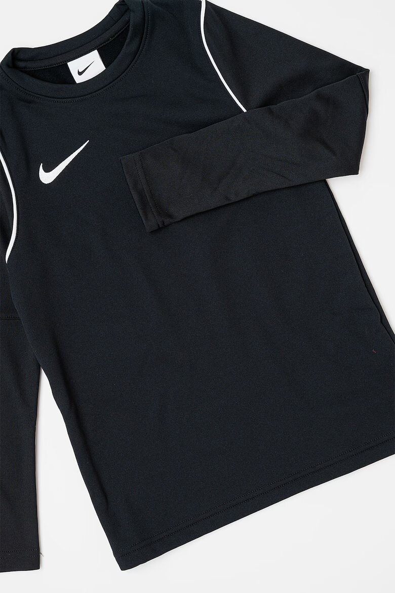Nike Футболна блуза Dri Fit с лого Бял/Черен