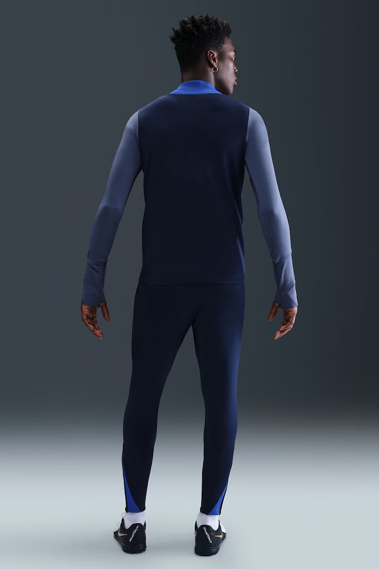Nike Футболна блуза Paris Saint-Germain с Dri-FIT Бял/Прашно синьо/Тъмносин