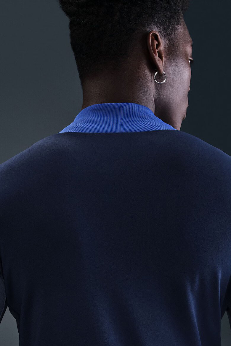 Nike Футболна блуза Paris Saint-Germain с Dri-FIT Бял/Прашно синьо/Тъмносин