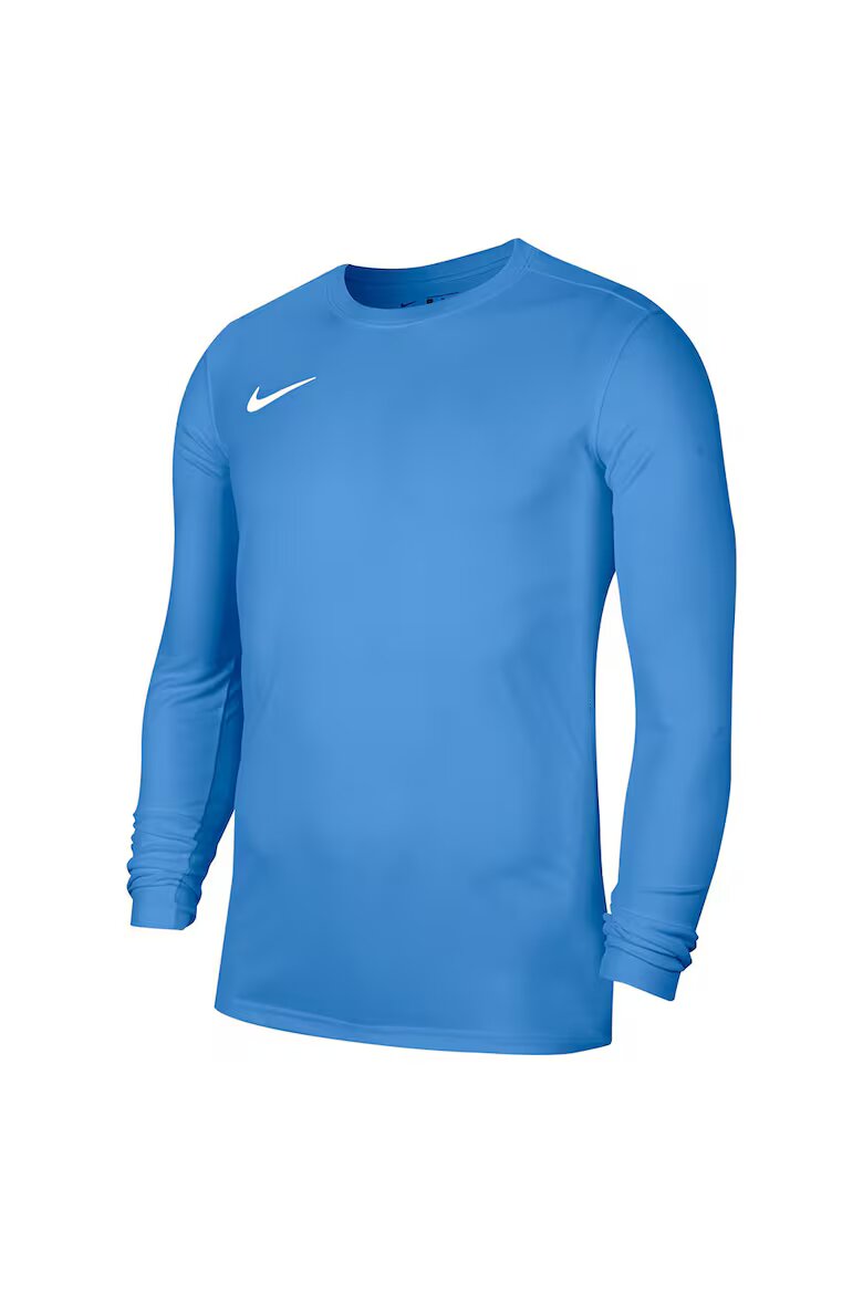 Nike Футболна блуза с лого и Dri Fit Пастелносин