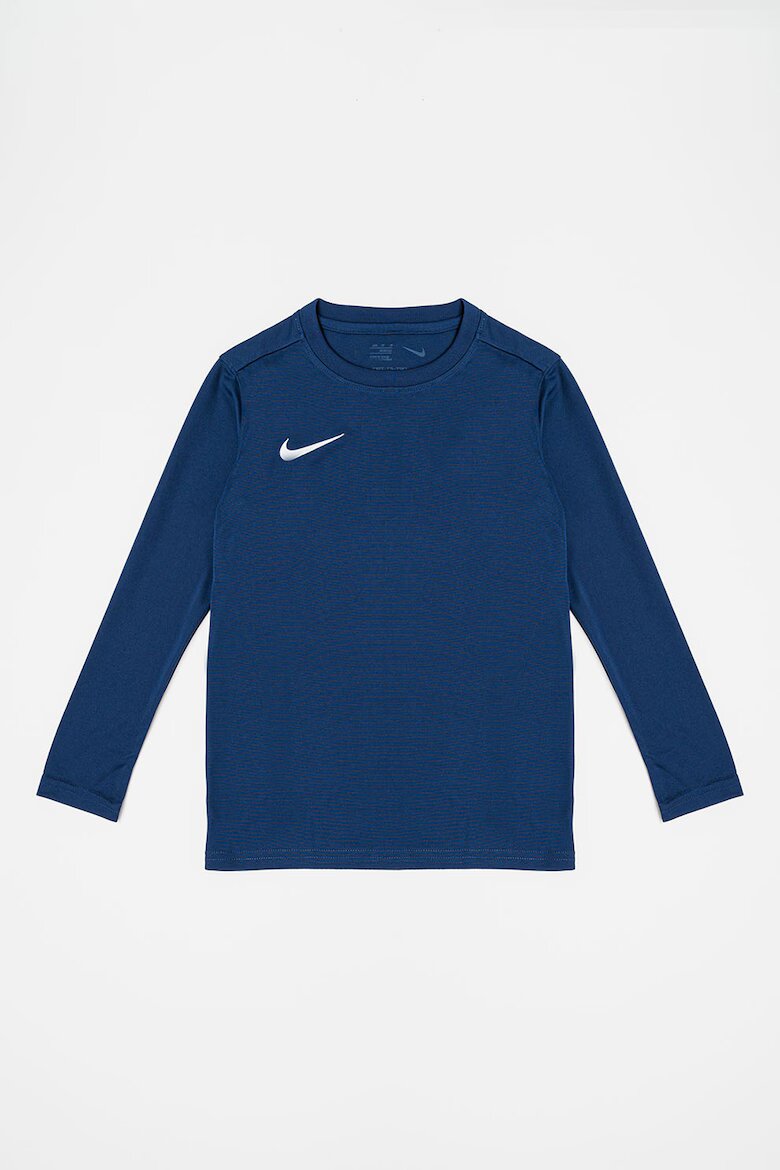 Nike Футболна блуза с лого и Dri Fit Тъмносин