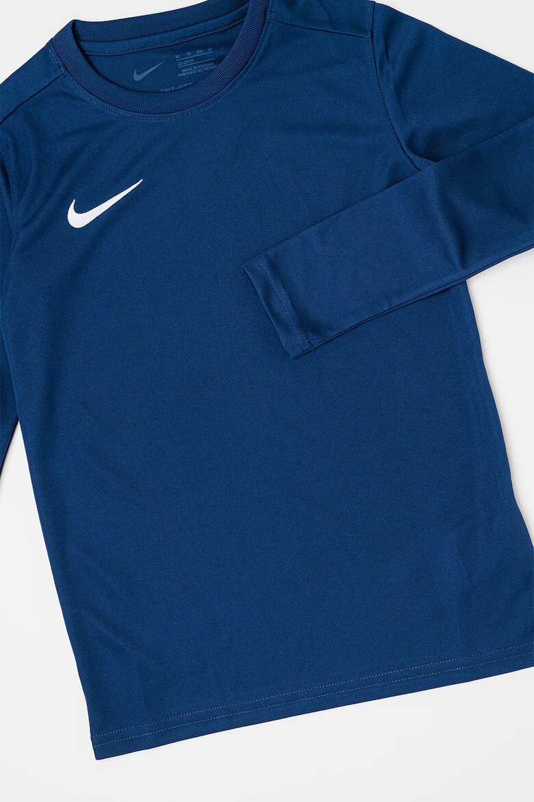 Nike Футболна блуза с лого и Dri Fit Тъмносин