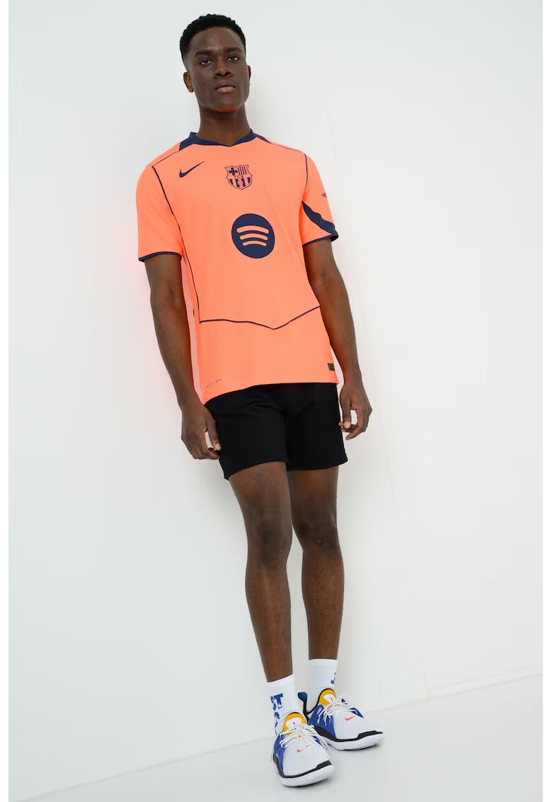 Nike Футболна тениска F.C. Barcelona 2025/26 Total 90 - Оранжев/Ултрамарин синьо