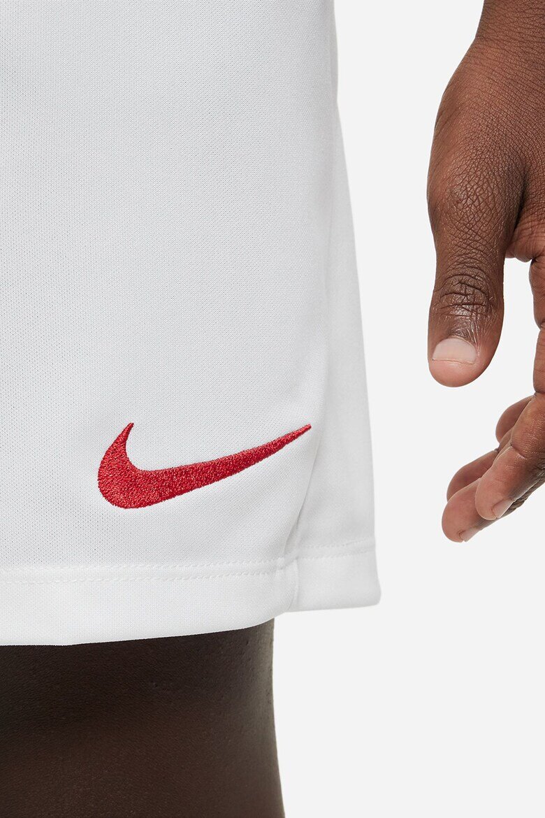 Nike Футболни шорти Park III с Dri-FIT Червен/Бял