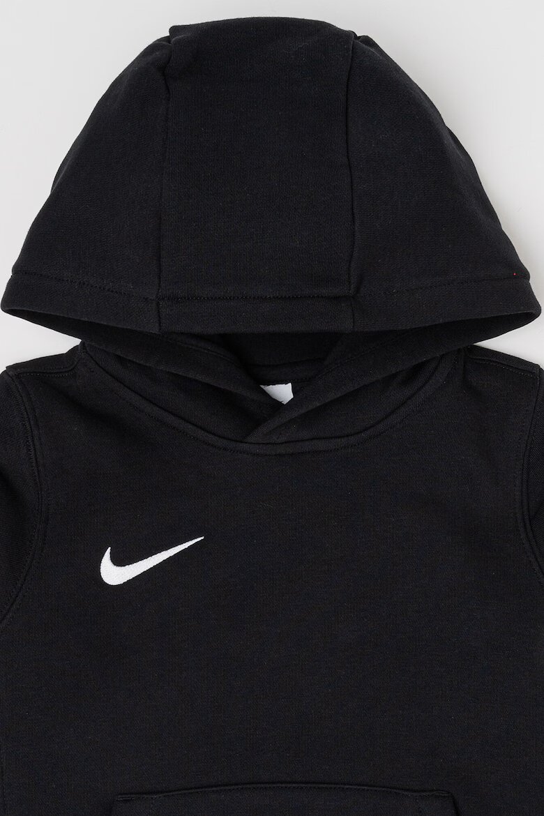 Nike Футболно худи с памук с лого Бял/Черен