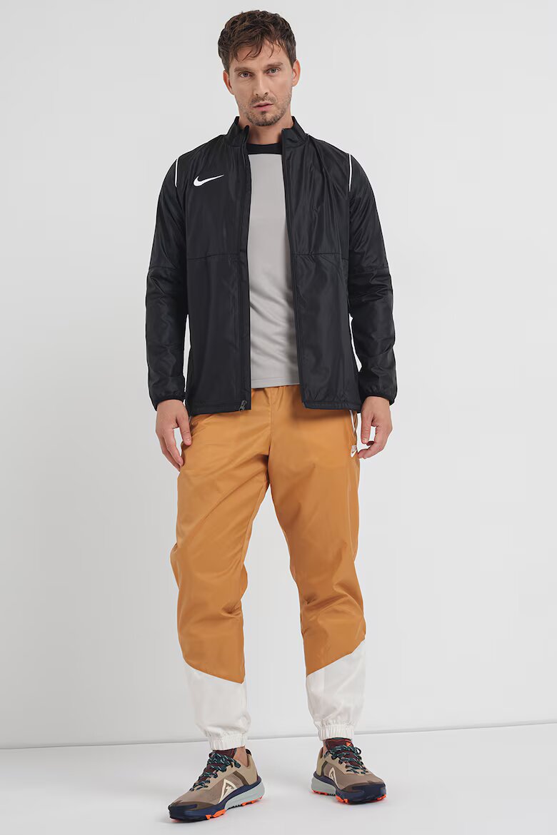 Nike Футболно яке с контрастно лого Бял/Черен