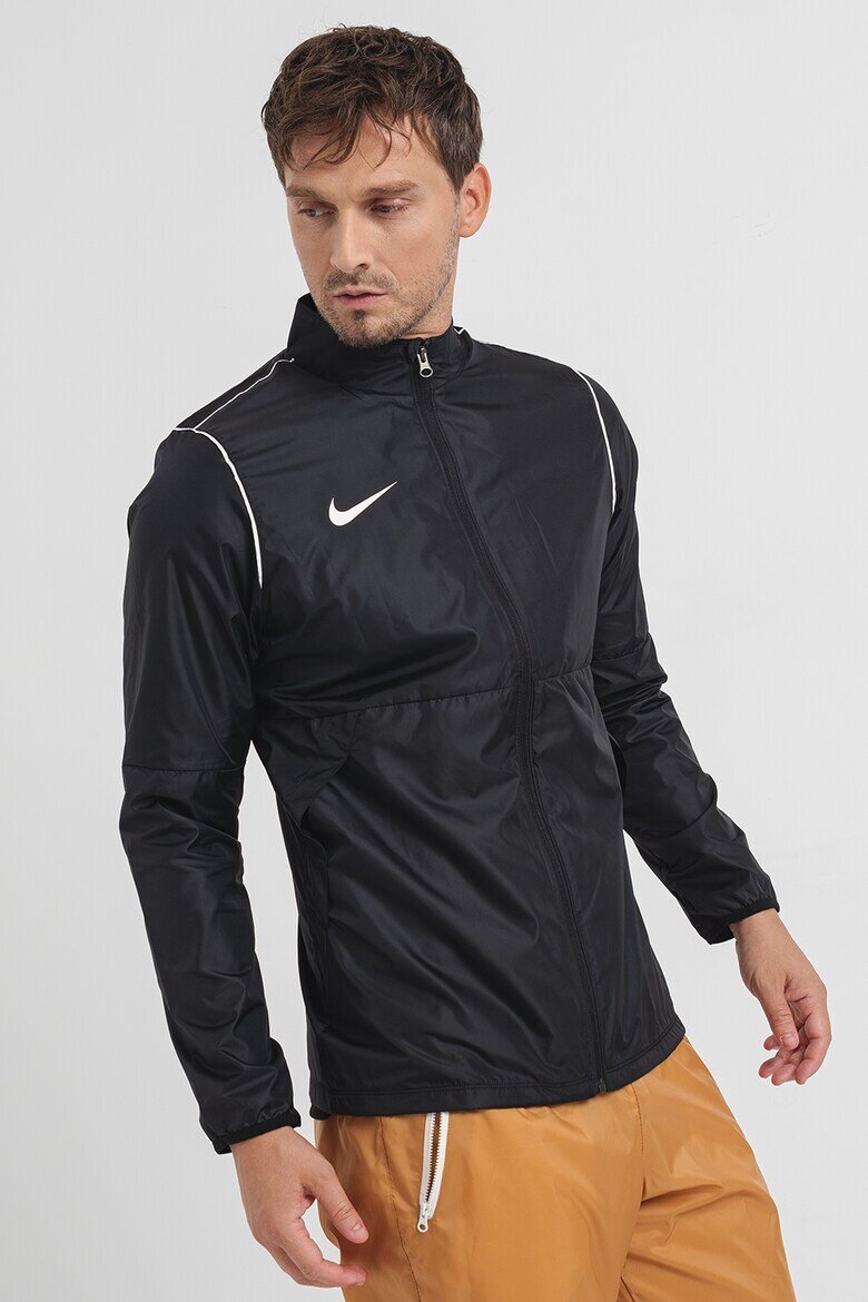 Nike Футболно яке с контрастно лого Бял/Черен