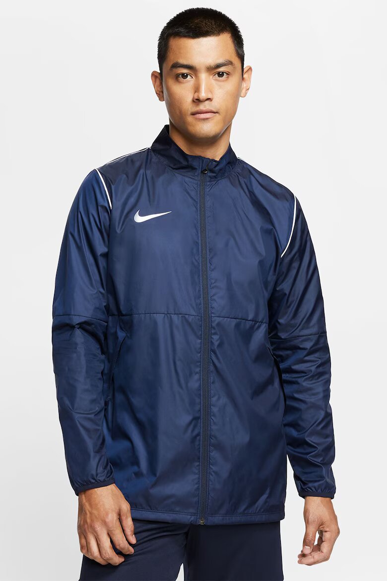 Nike Футболно яке с контрастно лого Тъмносин