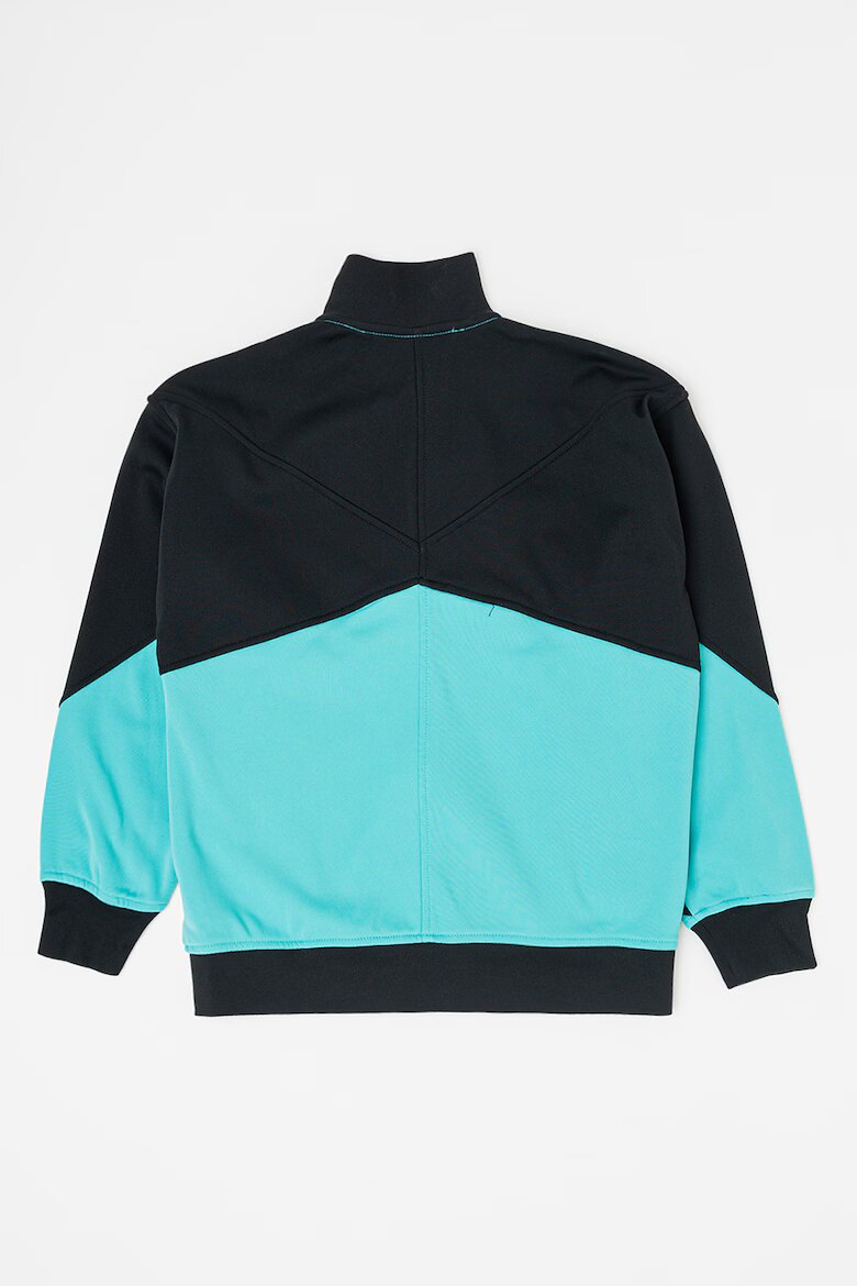 Nike Футболно яке с цип Черен/Ментово зелено