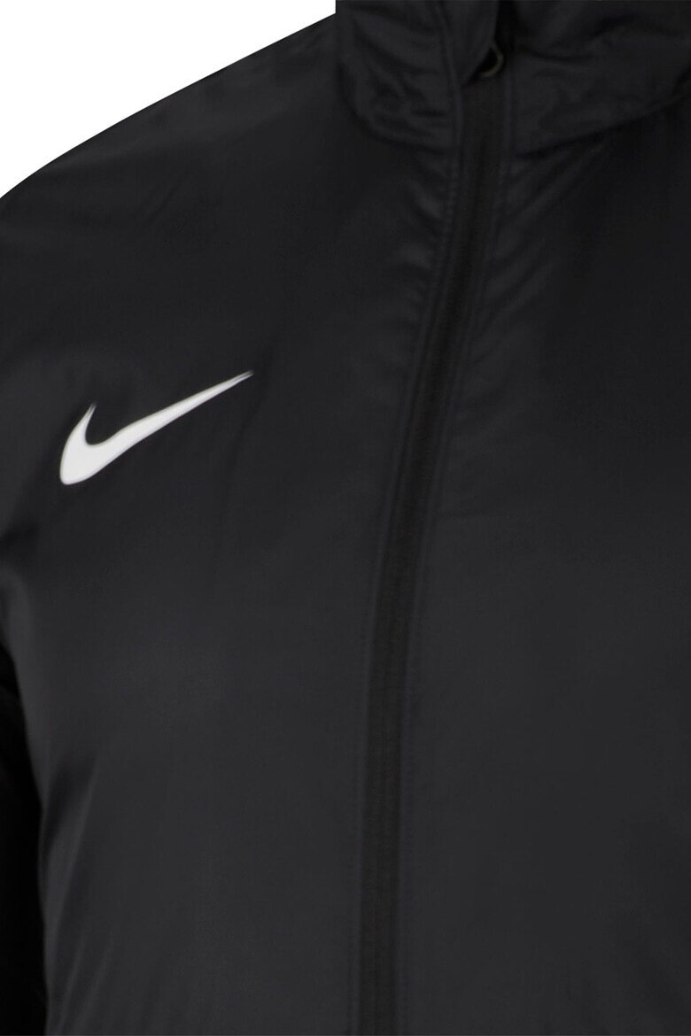 Nike Футболно яке с цип и лого Черен