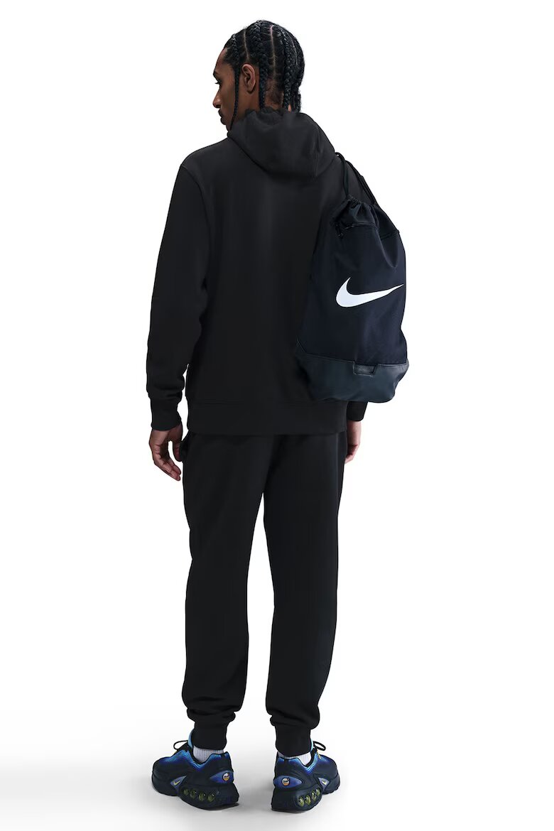 Nike Худи Club с джоб кенгуру Черен
