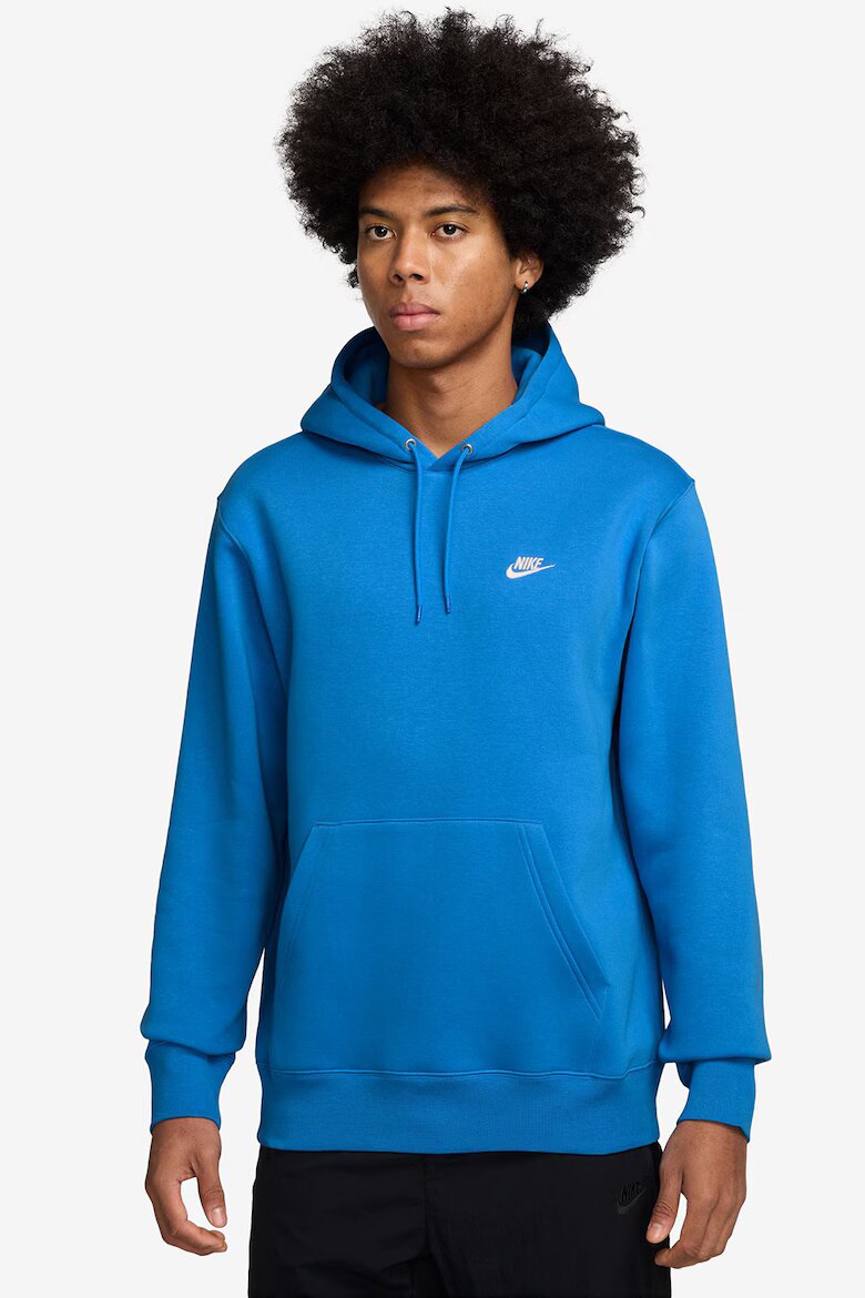 Nike Худи Club с джоб кенгуру Кралско Синьо