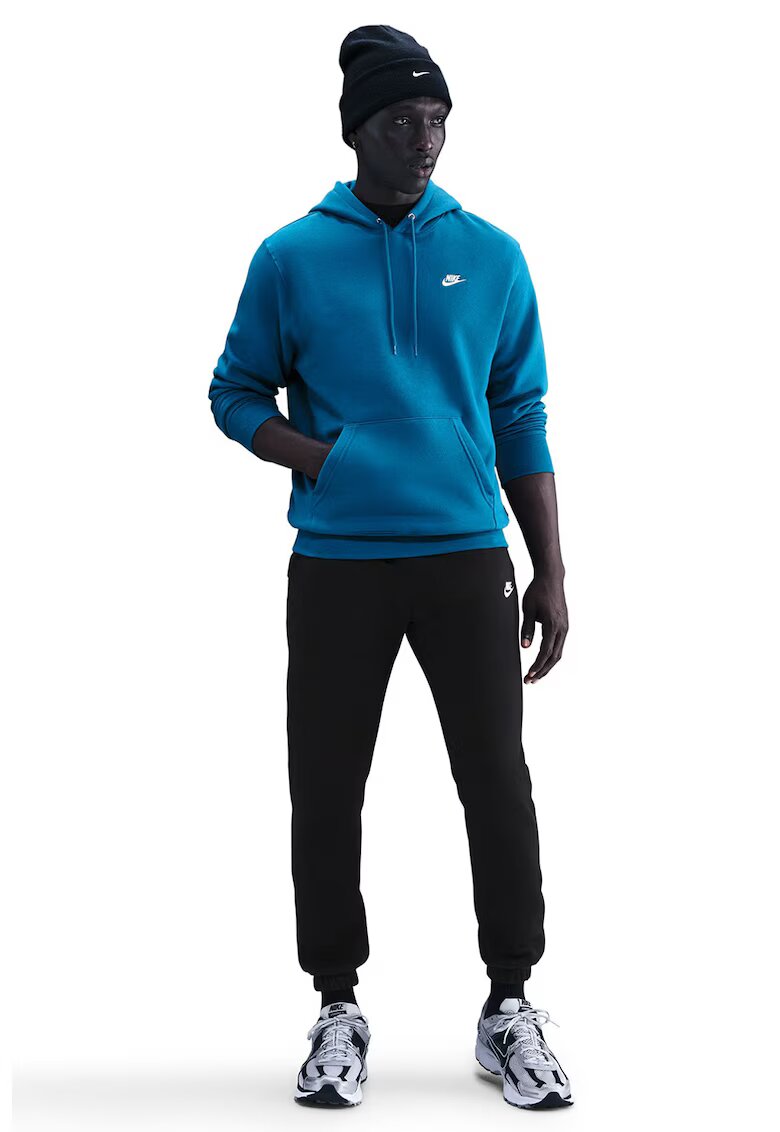 Nike Худи Club с джоб кенгуру - Син