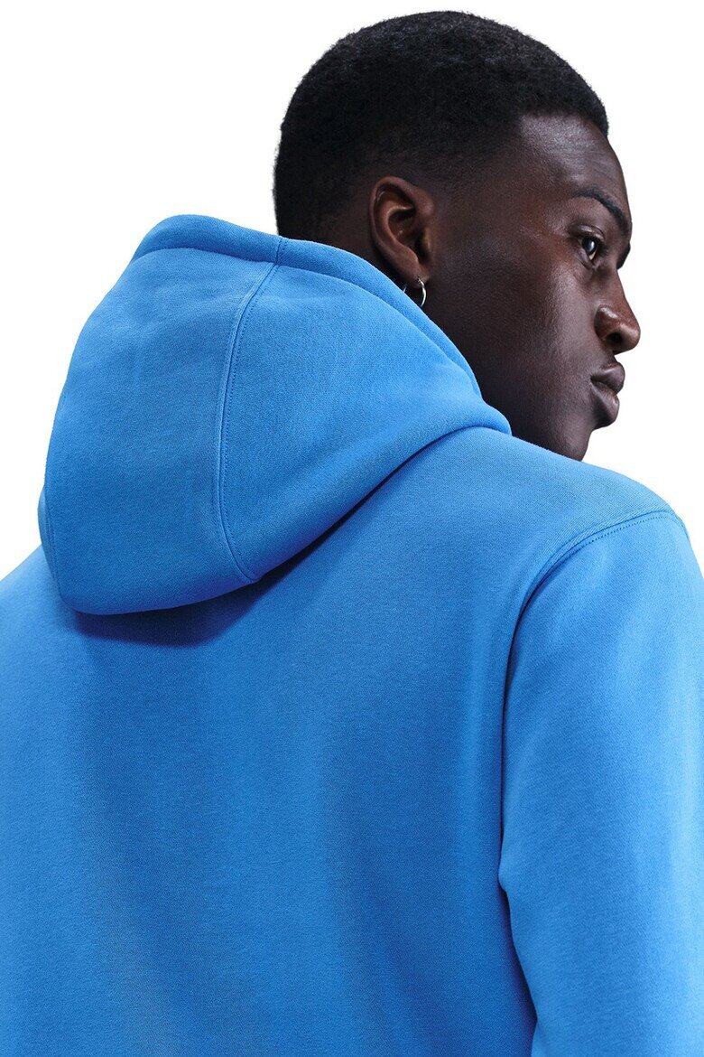 Nike Худи Club с лого Бял/Ледено синьо