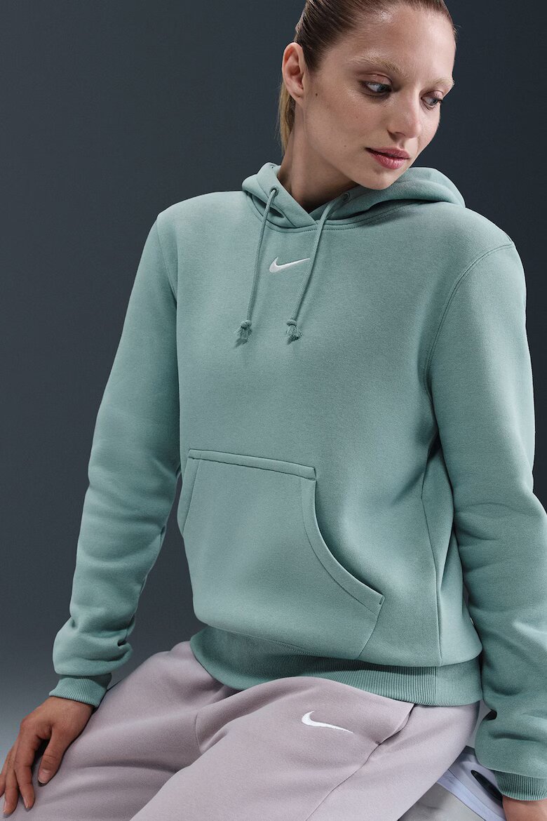 Nike Худи Phoenix с джоб кенгуру Персийско зелено
