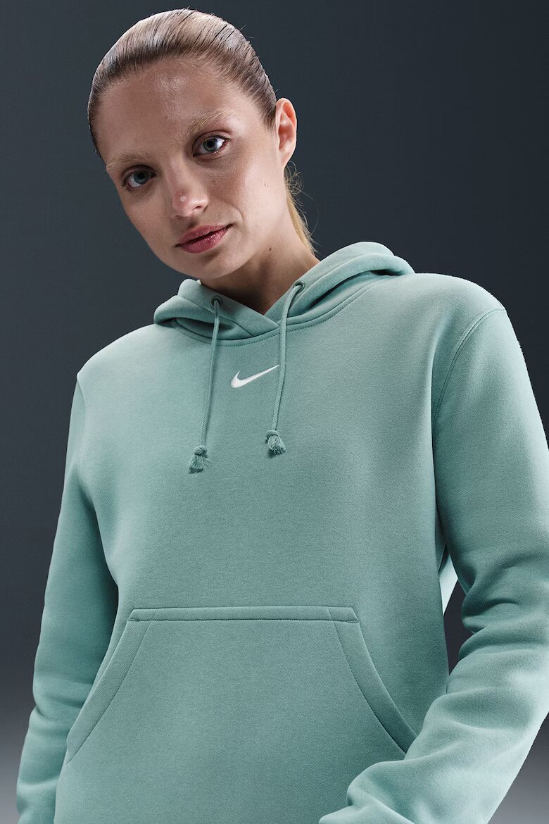 Nike Худи Phoenix с джоб кенгуру Персийско зелено
