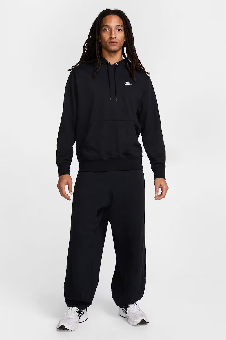 Nike Худи с памук и лого Черен