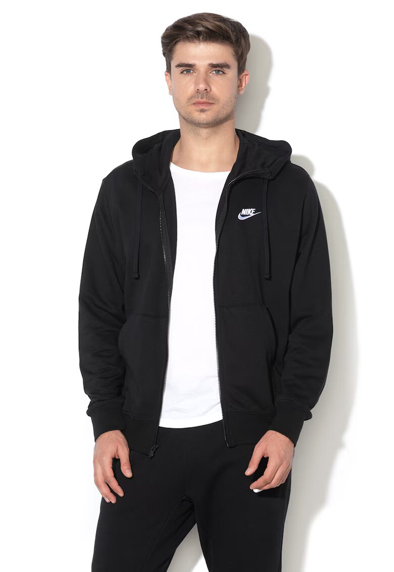 Nike Худи Sportswear Club с цип - Черен