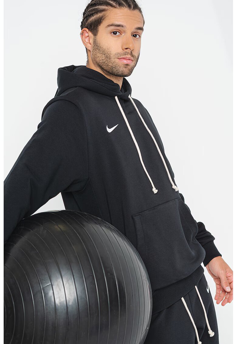 Nike Худи за футбол с джоб кенгуру - Бял/Черен