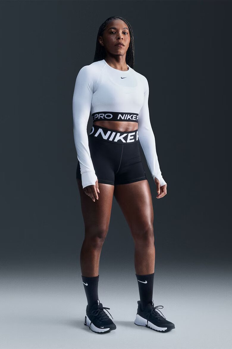 Nike Къс клин Dri-Fit Pro Sculpt с висока талия Черен