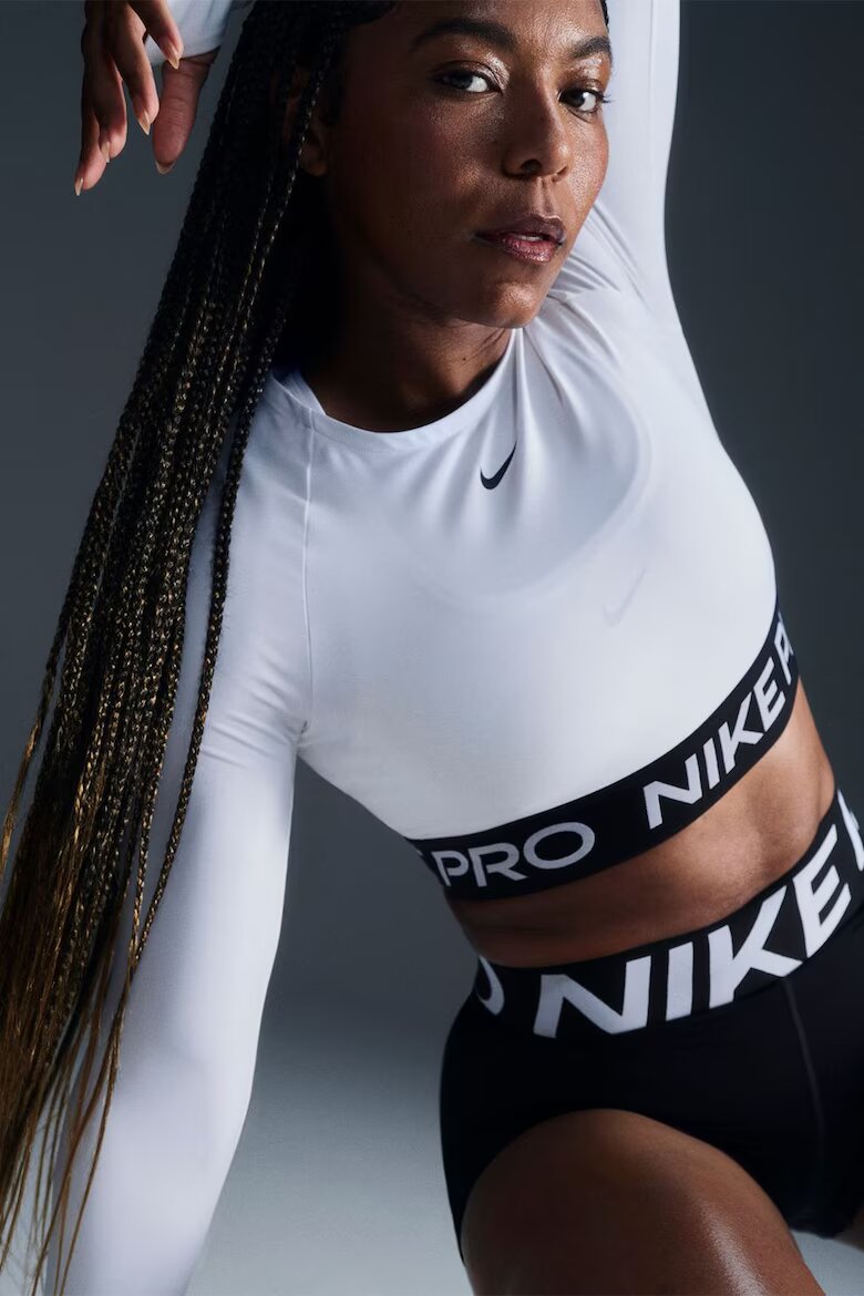 Nike Къс клин Dri-Fit Pro Sculpt с висока талия Черен