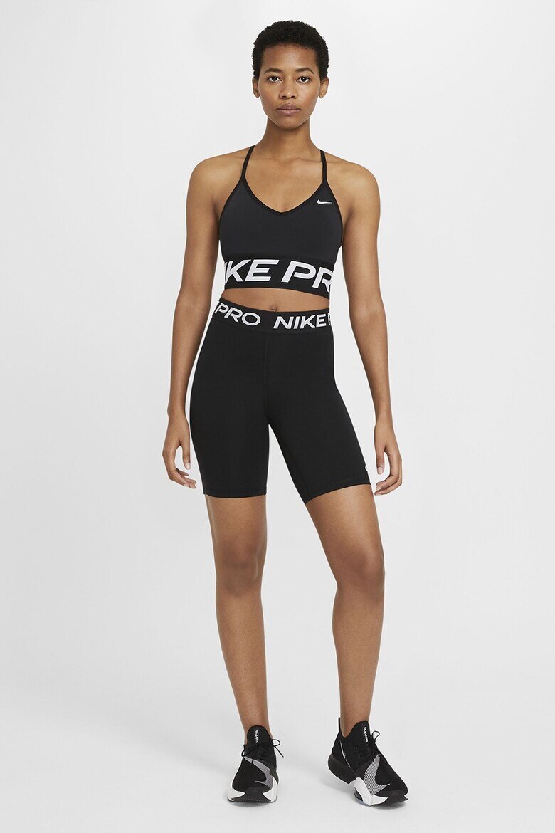 Nike Къс клин Pro 365 Dri-FIT за бягане с лого Черен