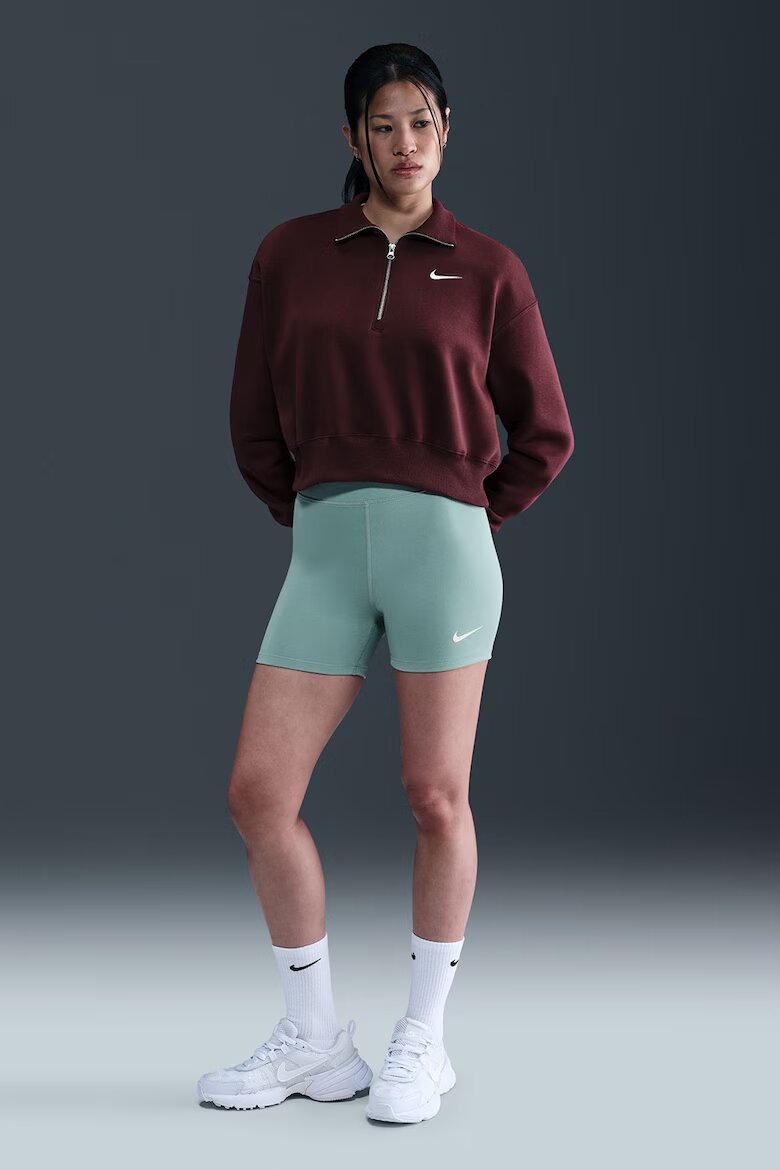 Nike Къс клин с висока талия и лого Персийско зелено