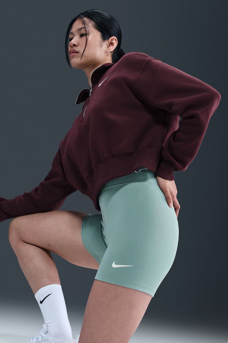 Nike Къс клин с висока талия и лого Персийско зелено