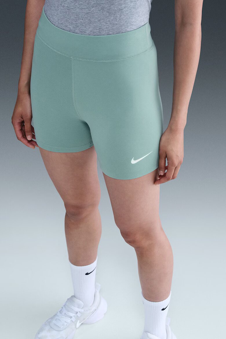 Nike Къс клин с висока талия и лого Персийско зелено
