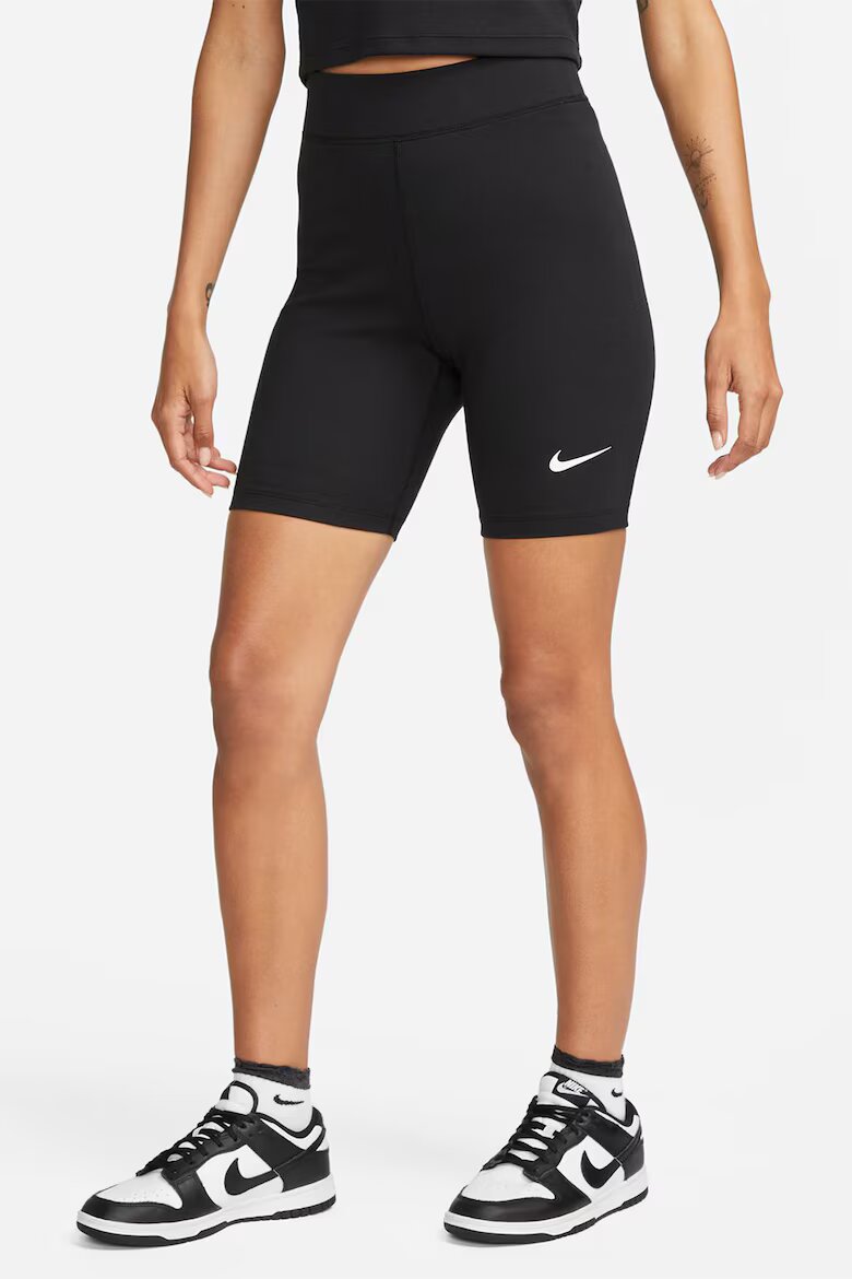 Nike Къс клин Sportswear с висока талия Черен