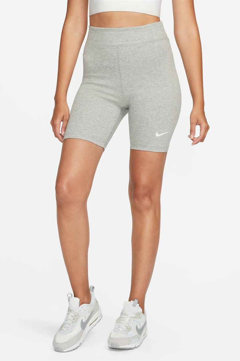Nike Къс клин Sportswear с висока талия Светло сив